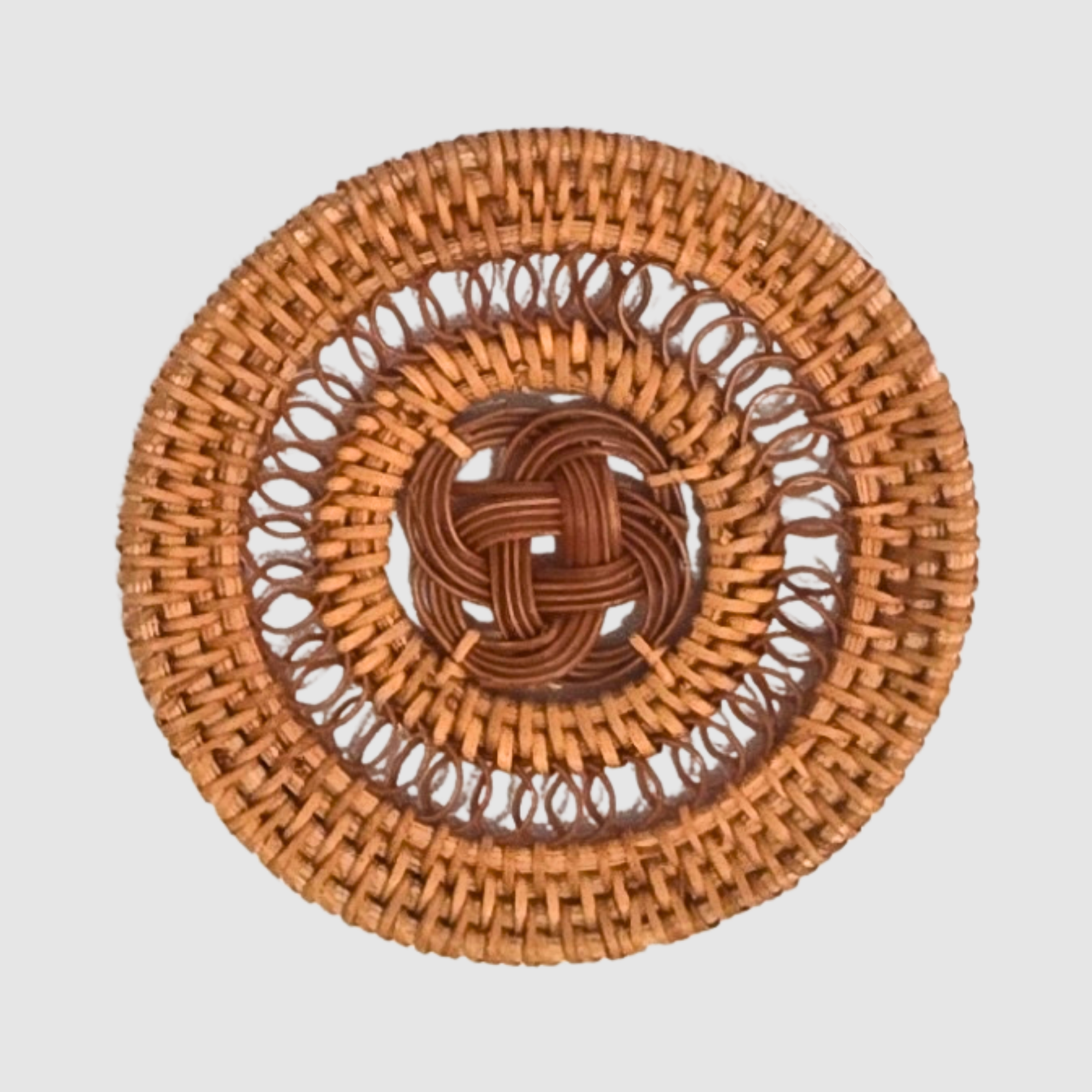 Rattan Twist Plate Coaster
