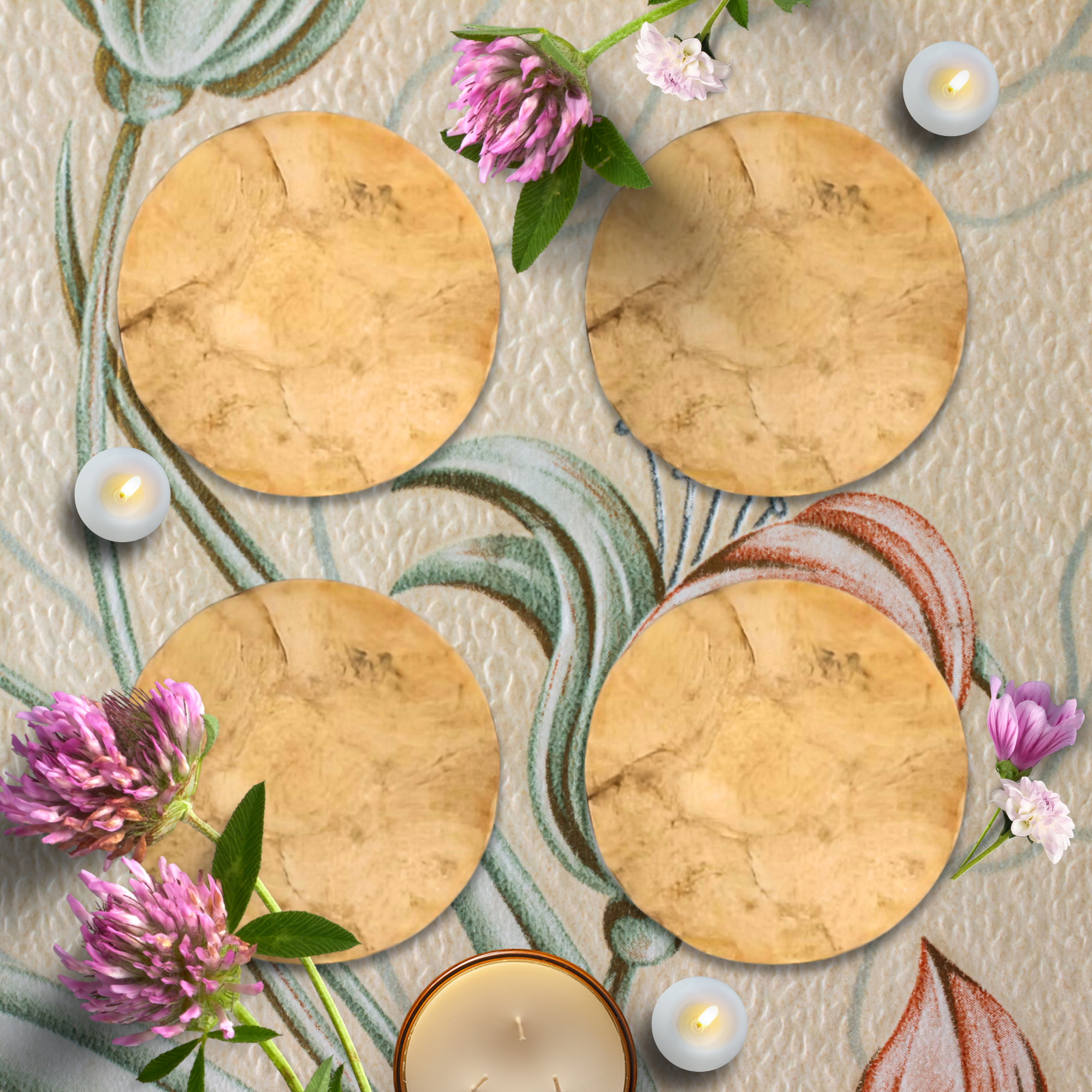 Pearl Capiz Plate Coaster