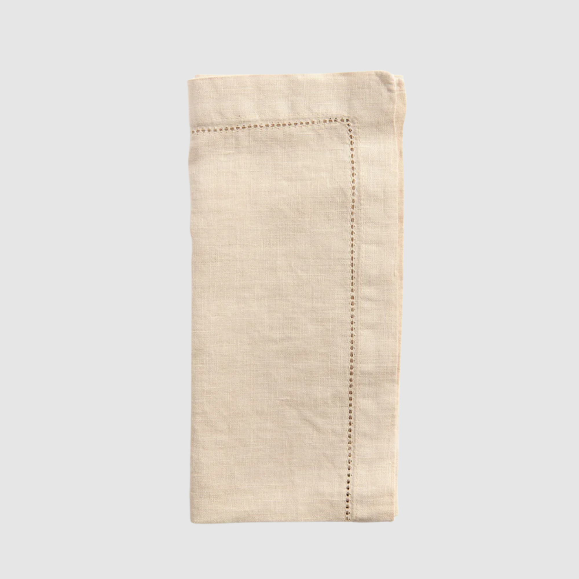 Pagoda Stitch Linen Napkin