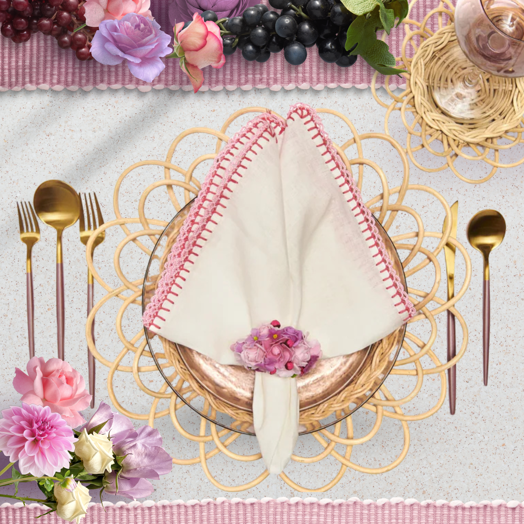 Linen Chicane Napkin