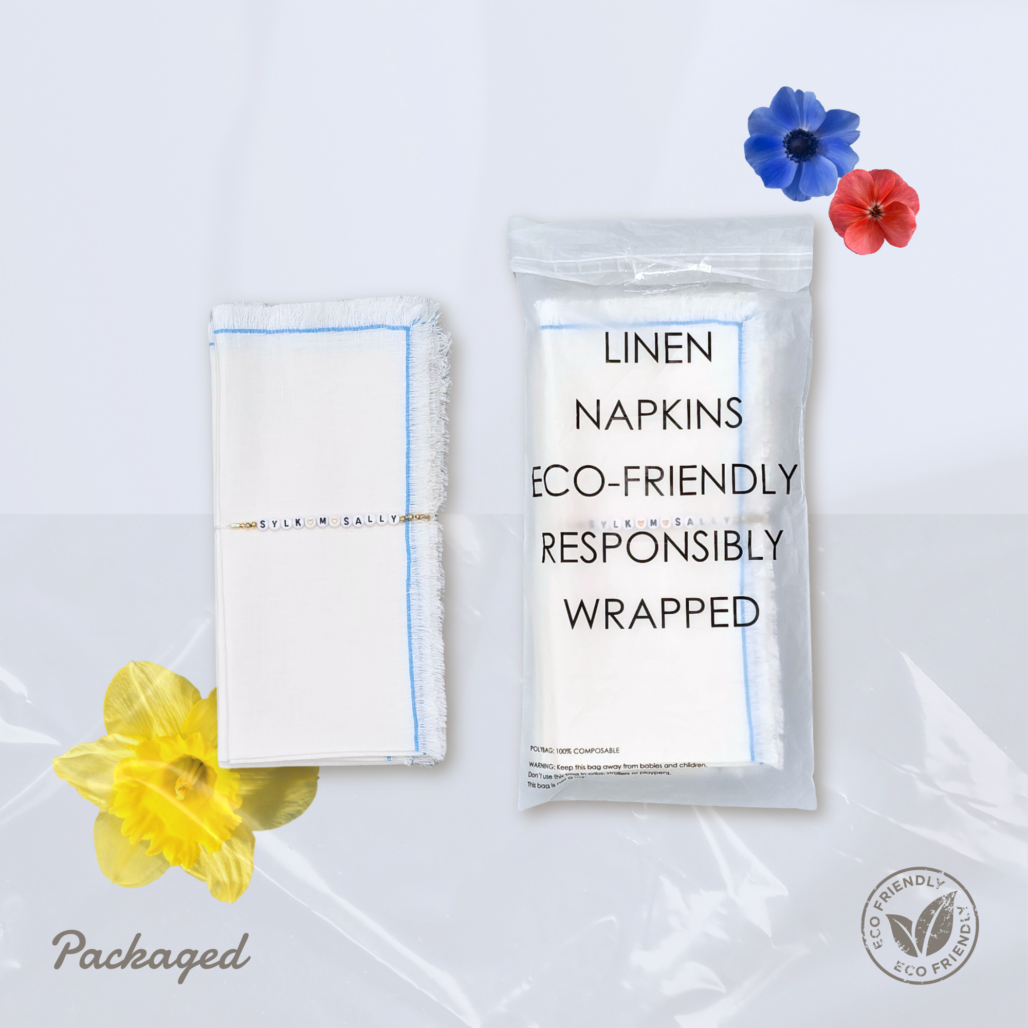 Fringe Satin Napkin