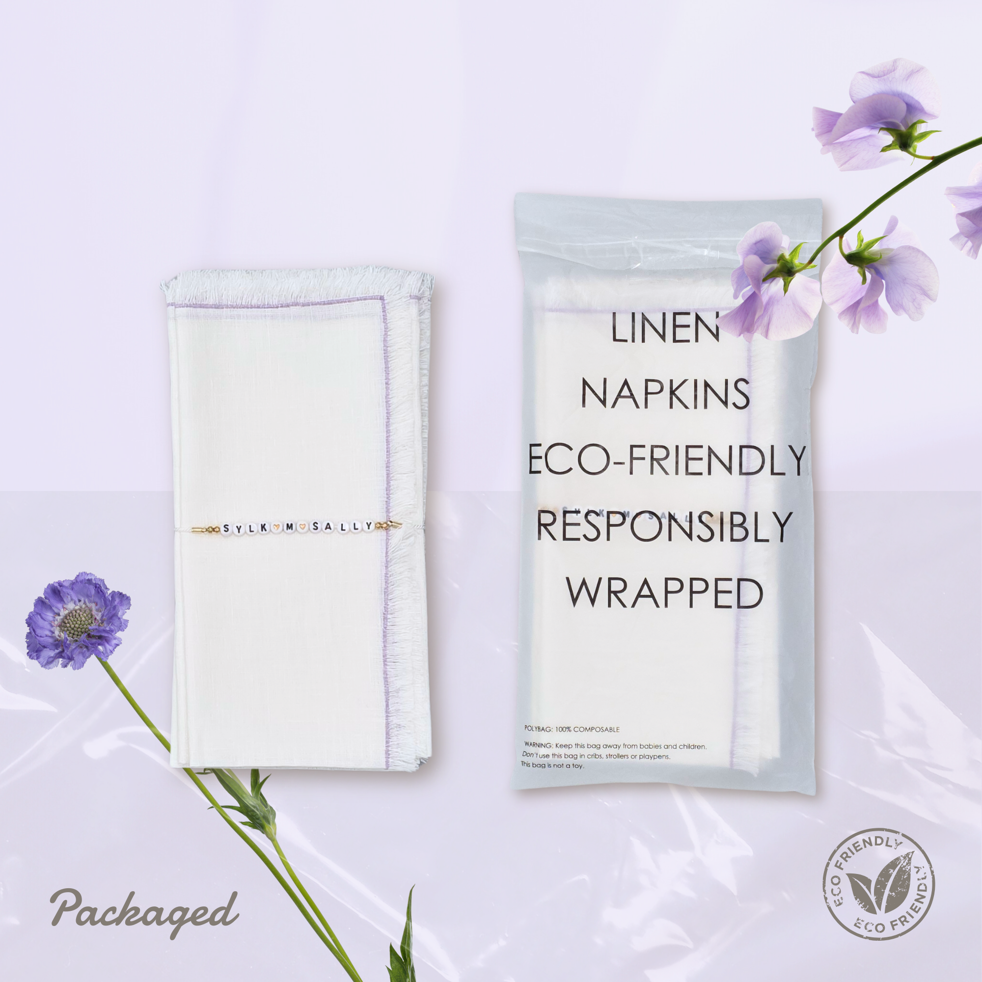 Fringe Satin Napkin