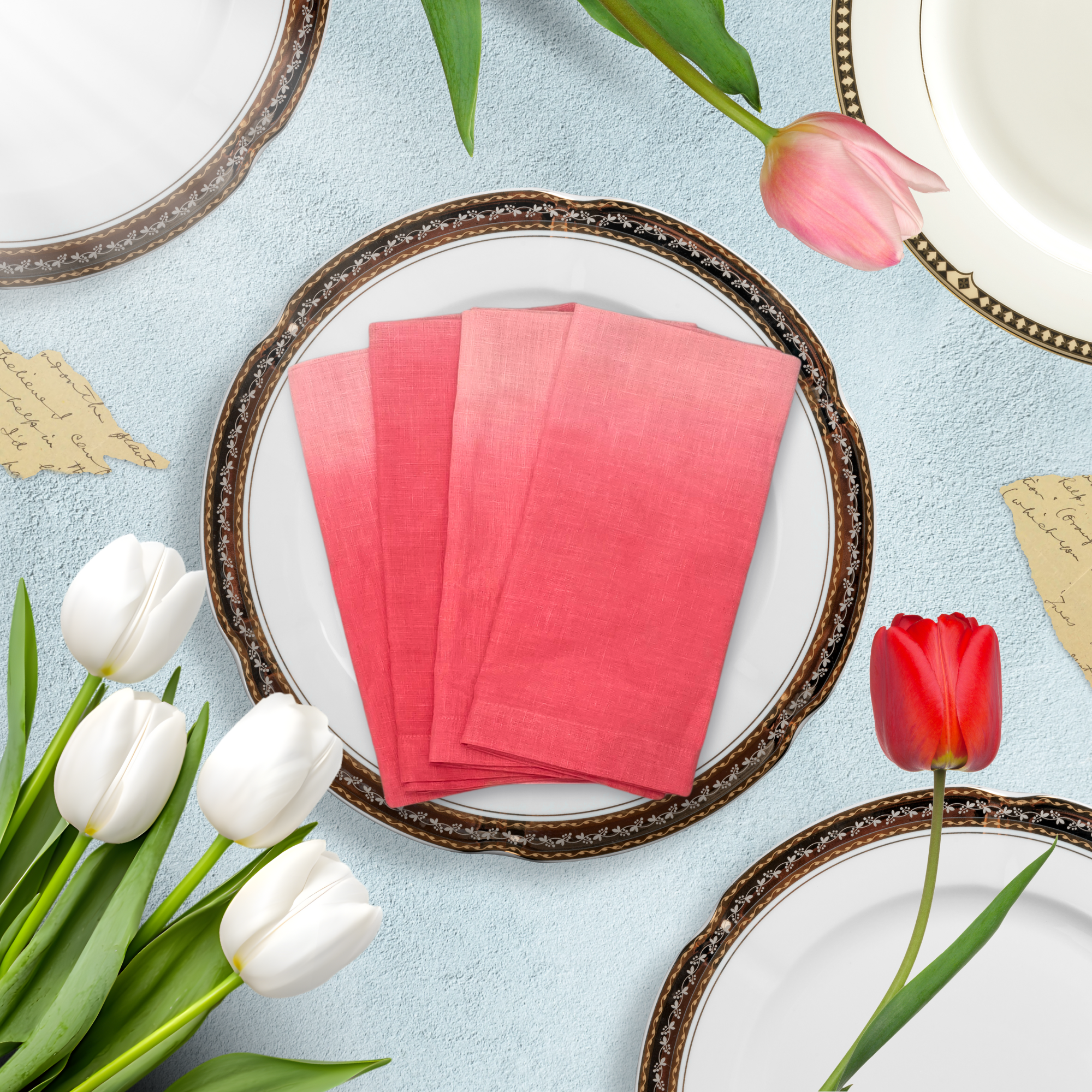 Two-Tone Dippy Napkin