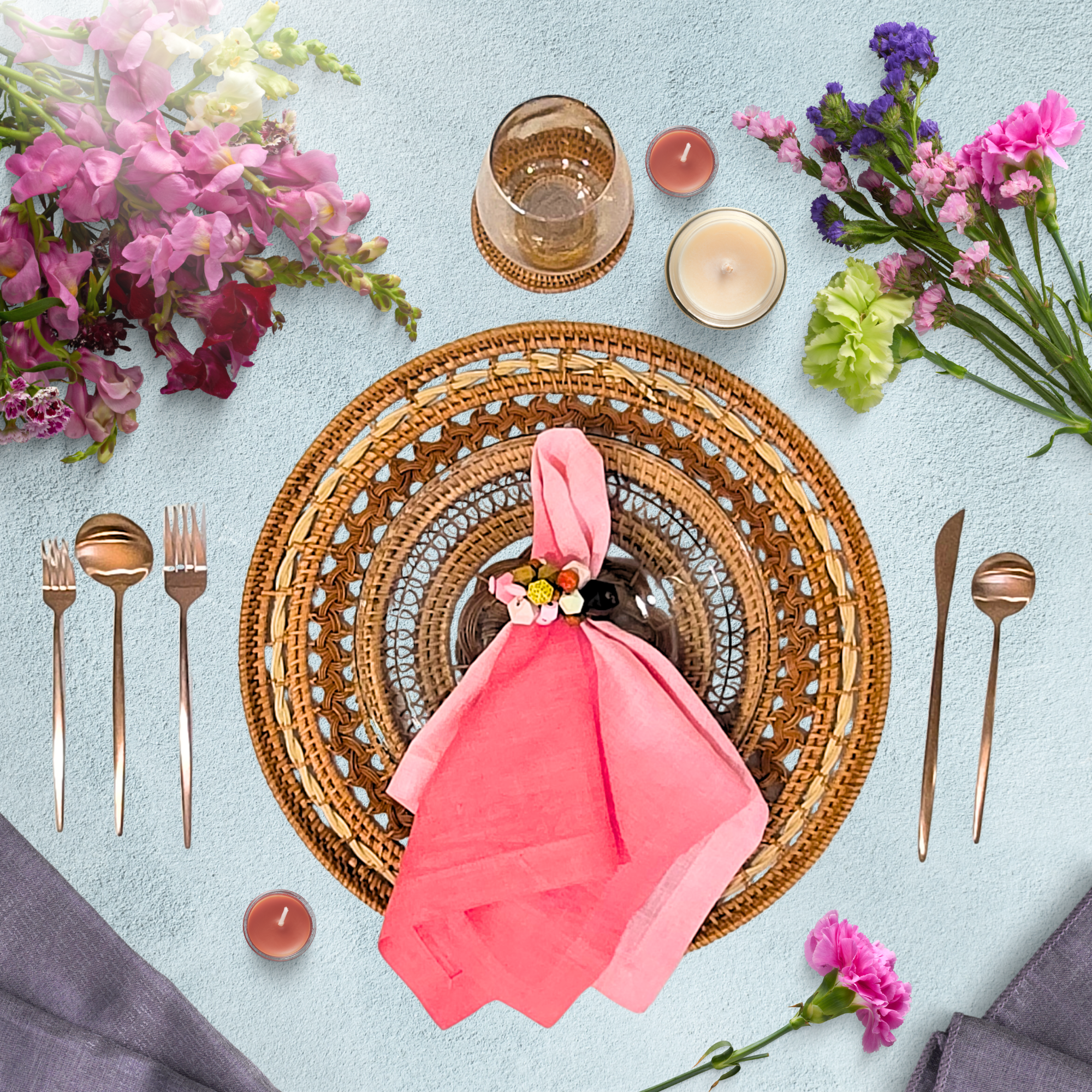 Two-Tone Dippy Napkin