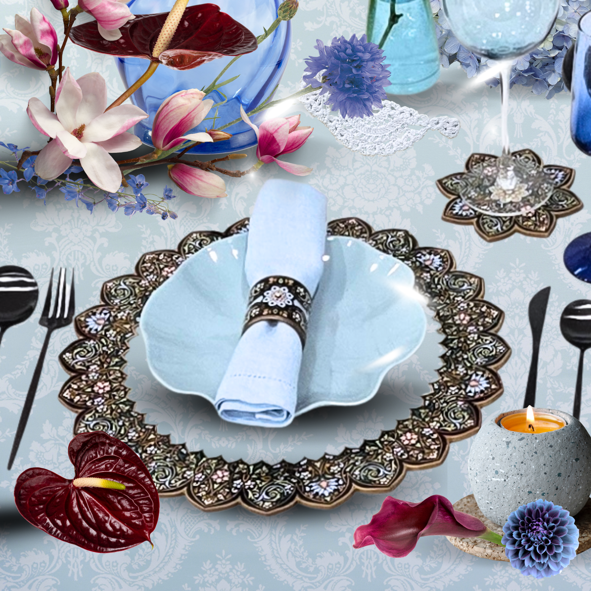 Anatolia Crystal Plate Charger