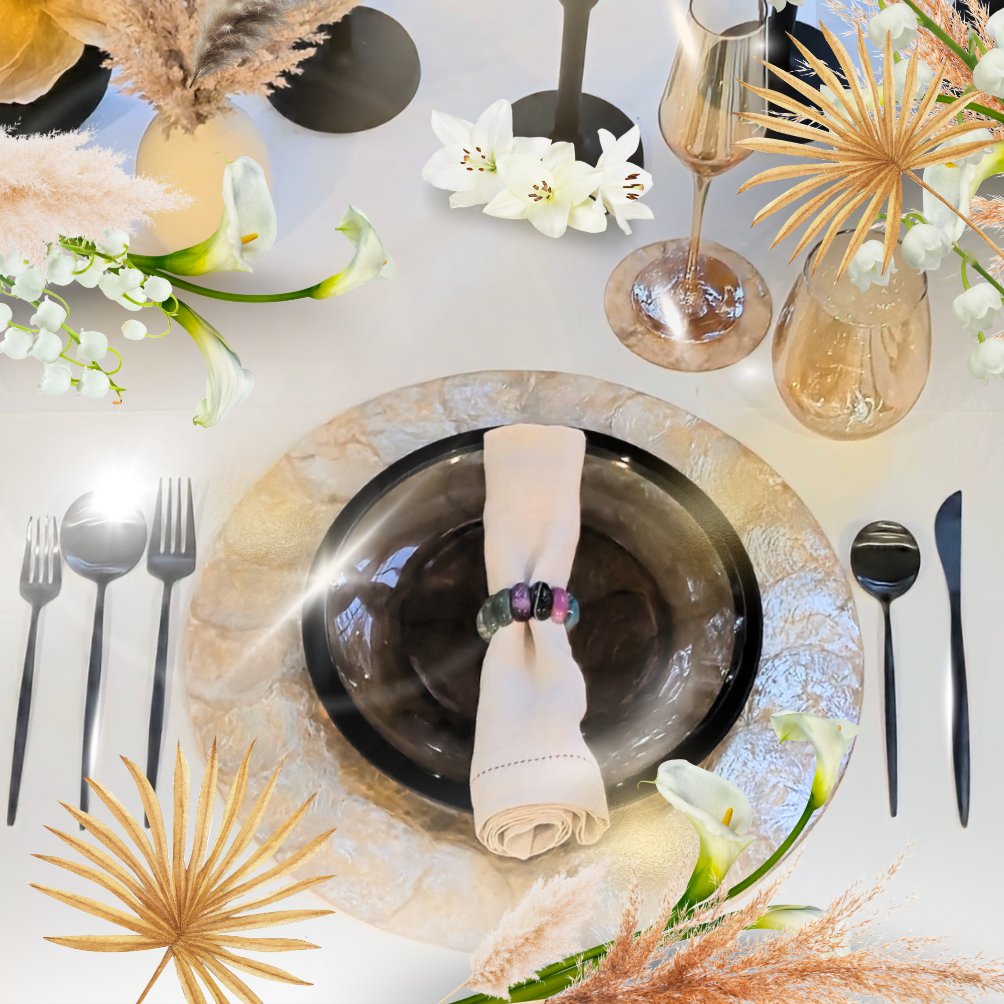 Pearl Capiz Plate Charger