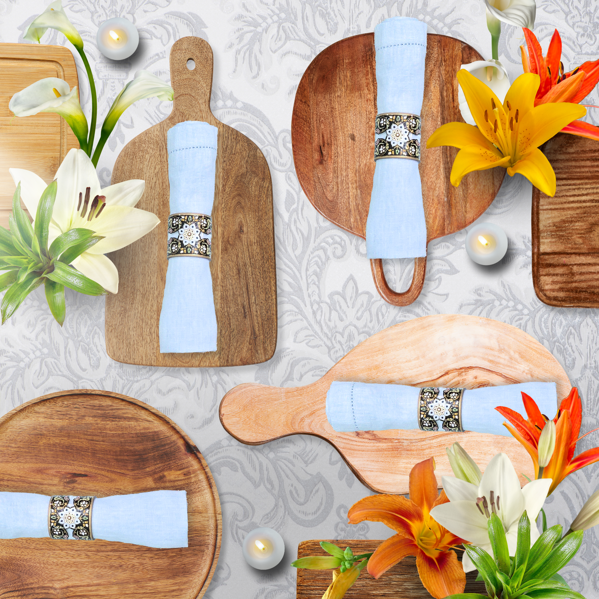 Anatolian Bloom Napkin Ring