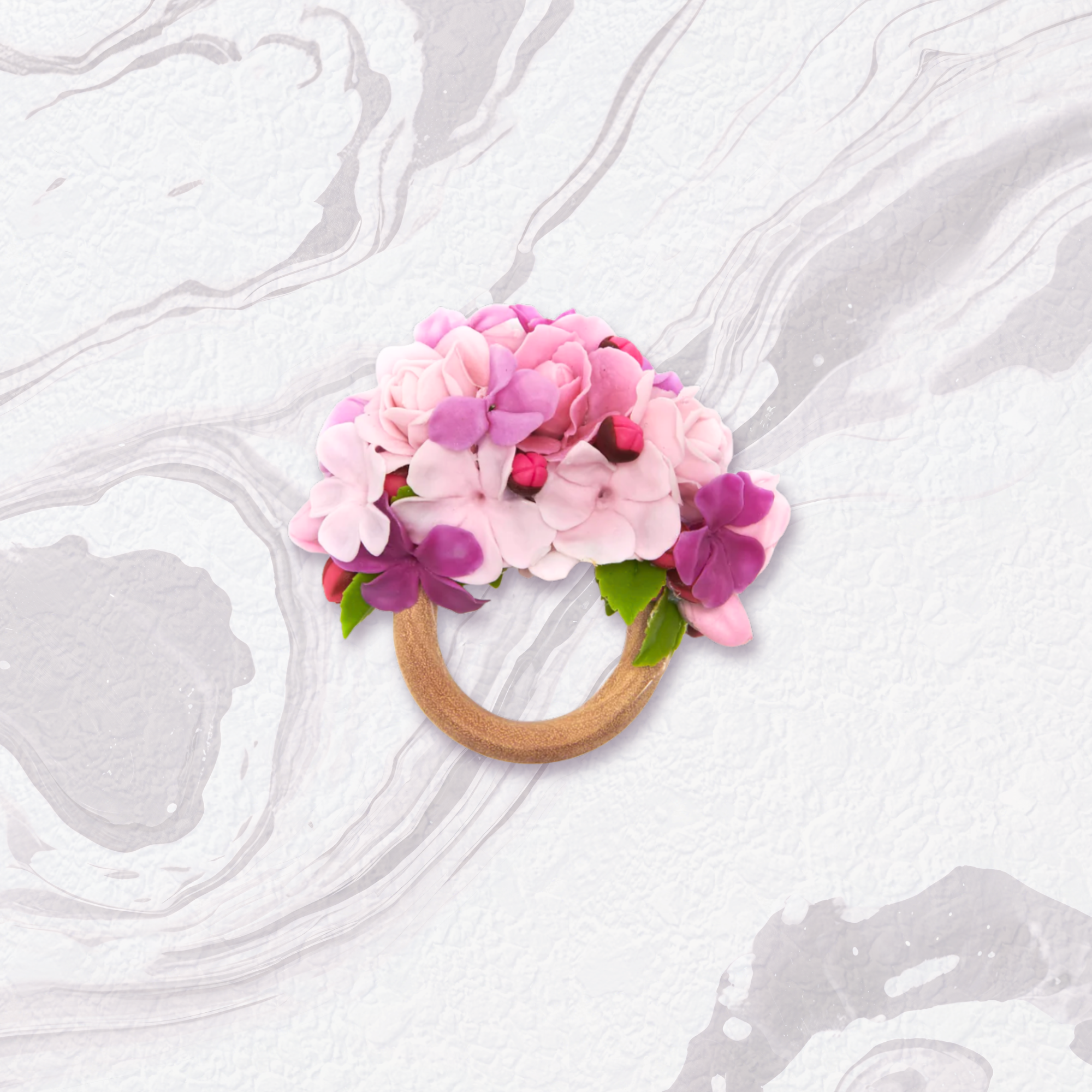 FlowerFusion Napkin Rings