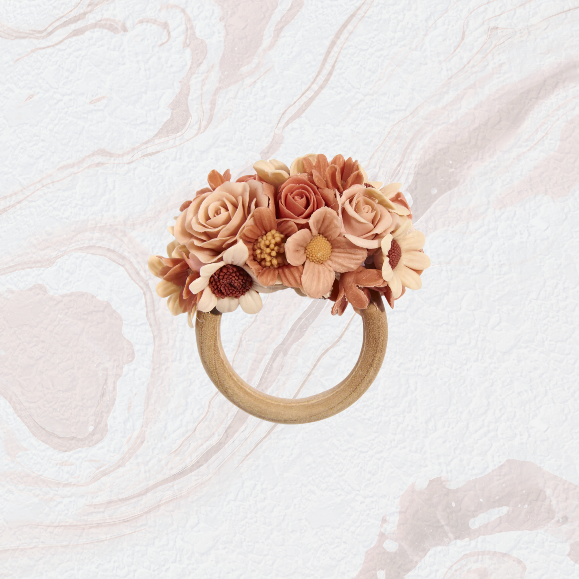 FlowerFusion Napkin Rings