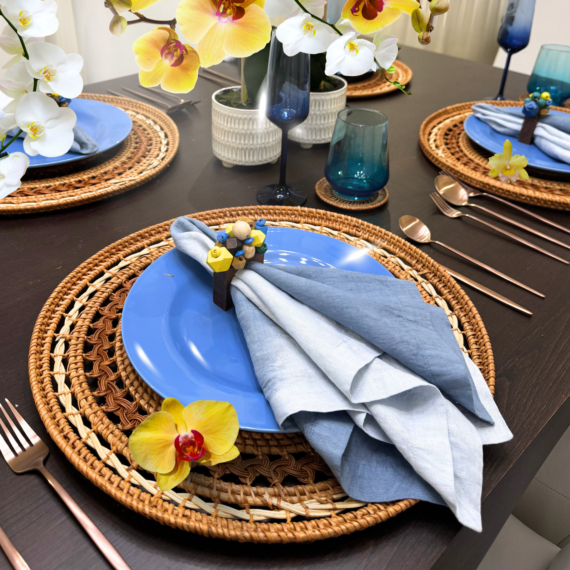 Timber Beads Napkin Rings