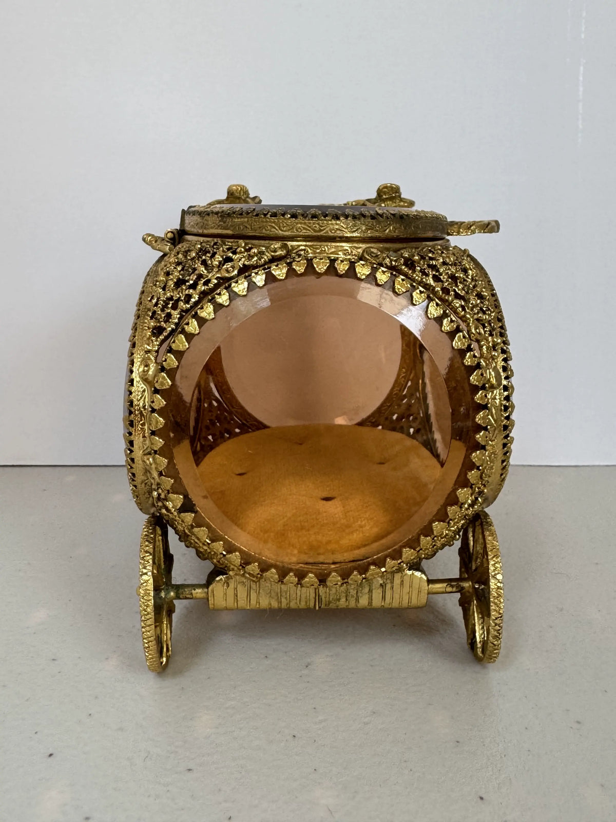 Ormolu Carriage Jewelry Box