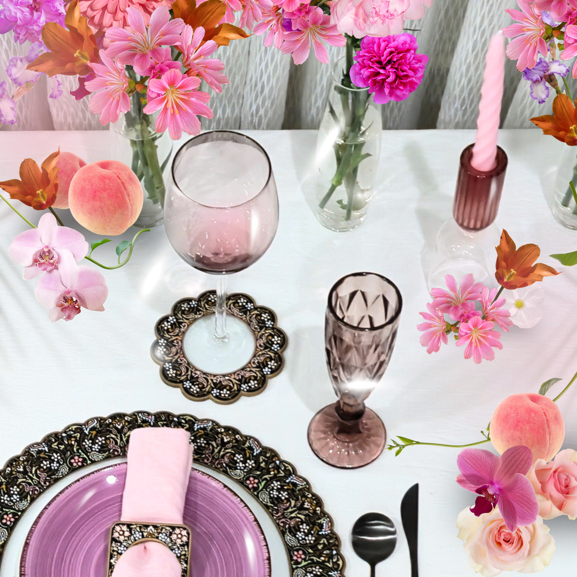 Fleur-de-crystal Coaster