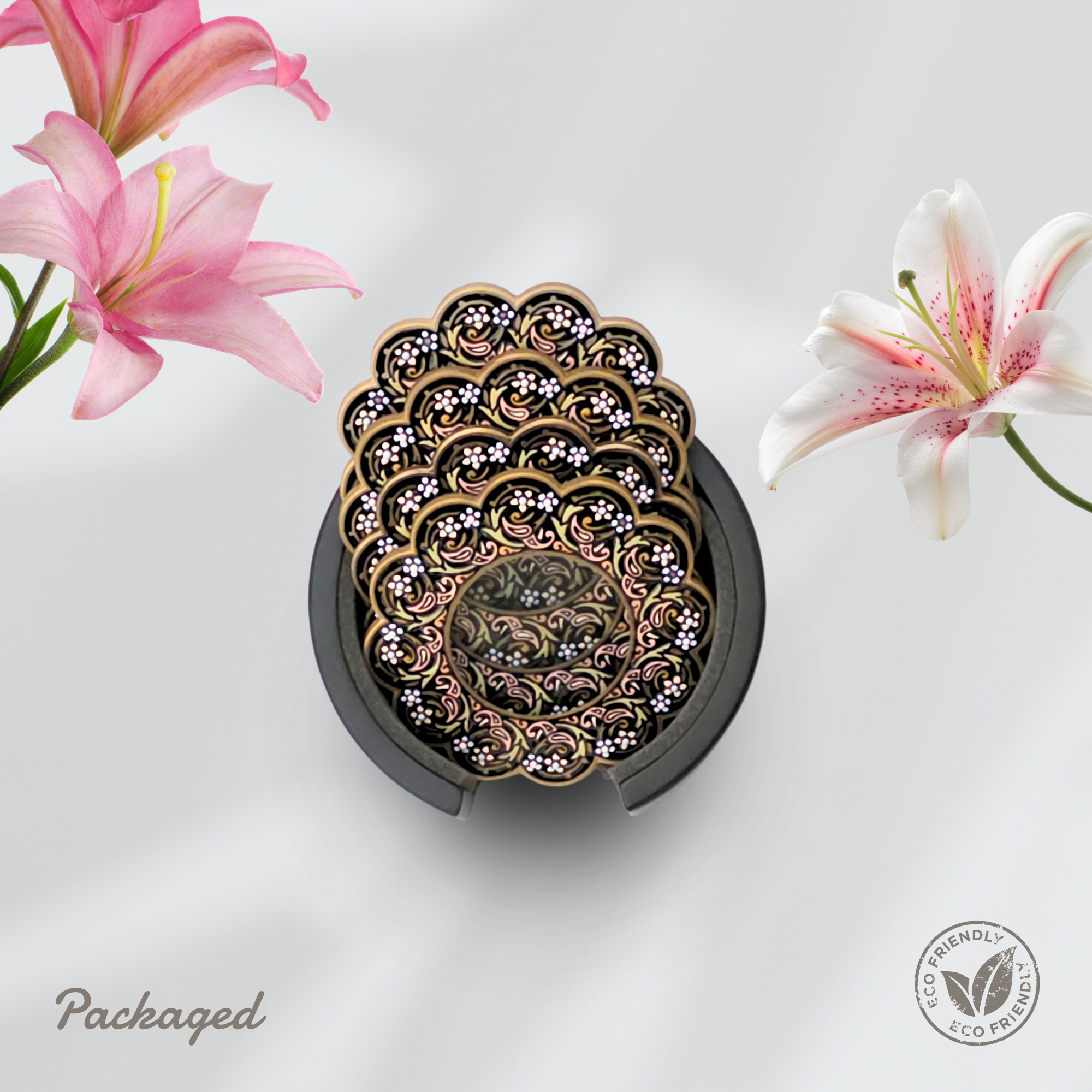 Fleur-de-crystal Coaster