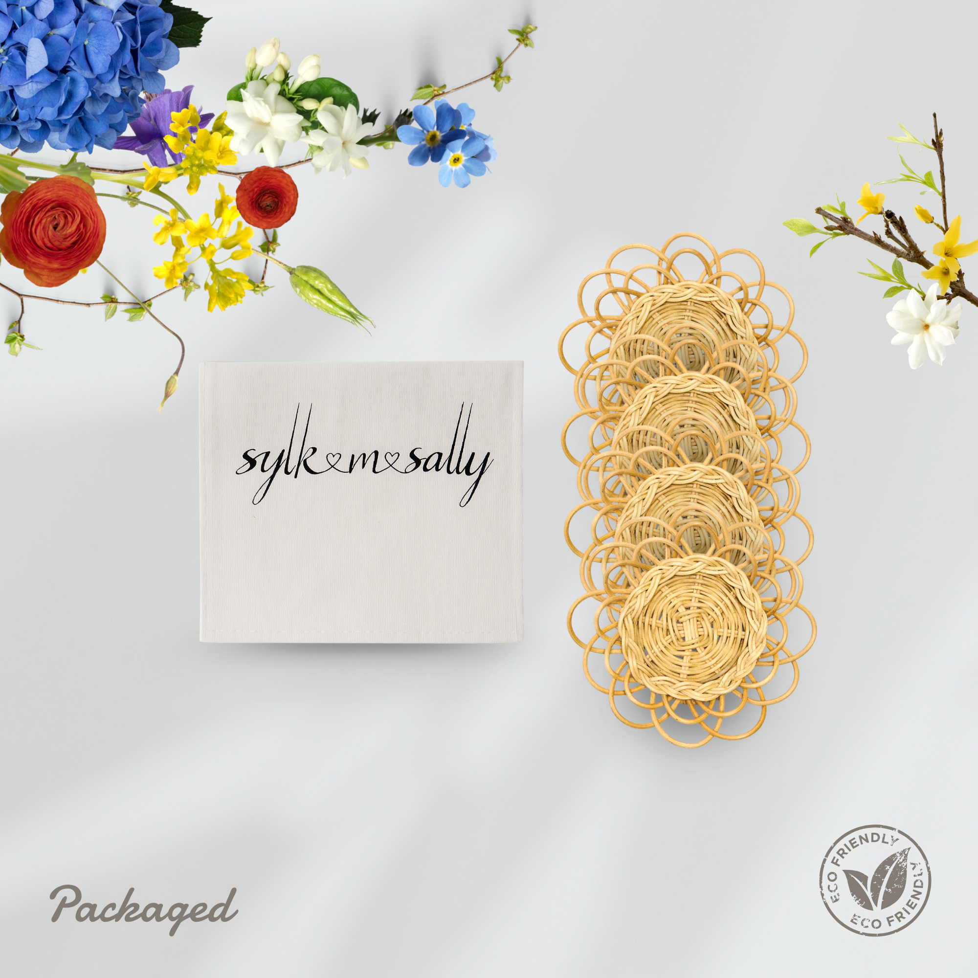 Rattan Bloom Coaster