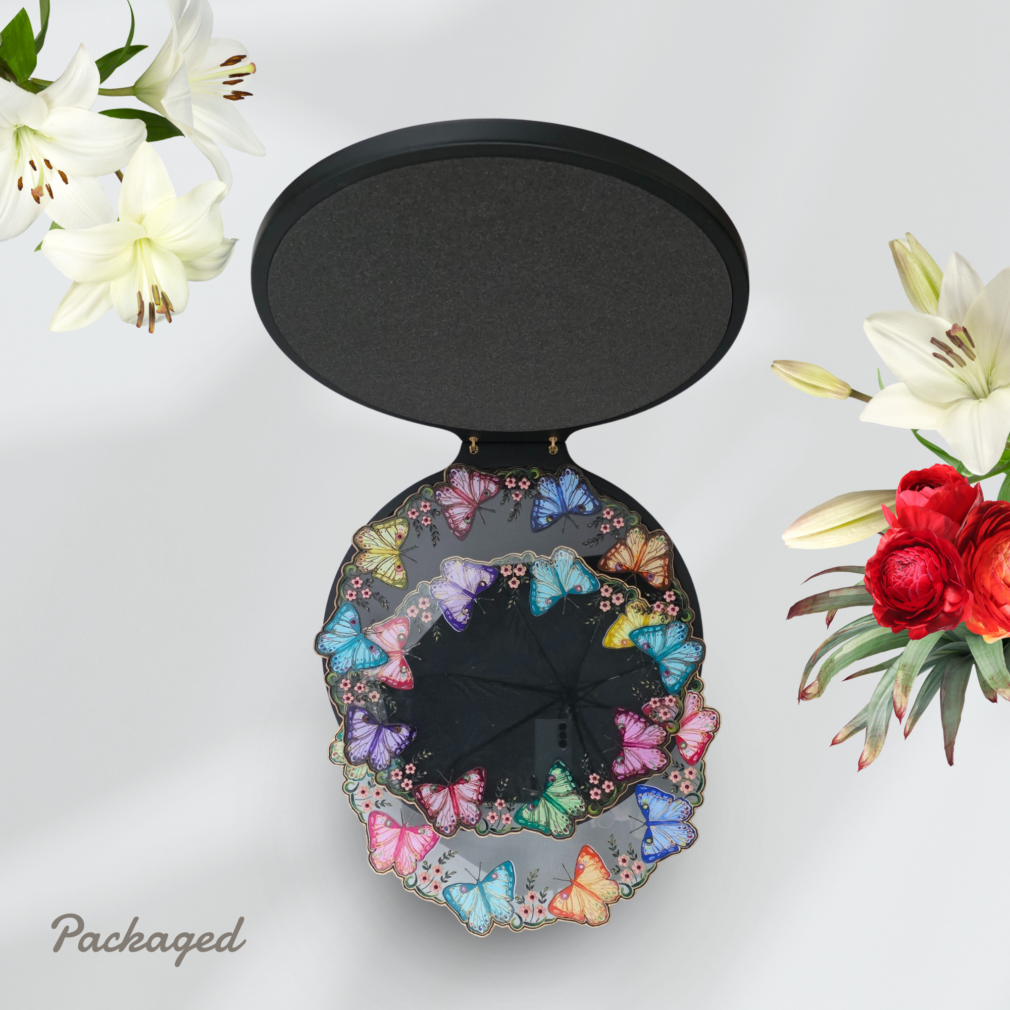 Butterfly Crystal Plate Charger