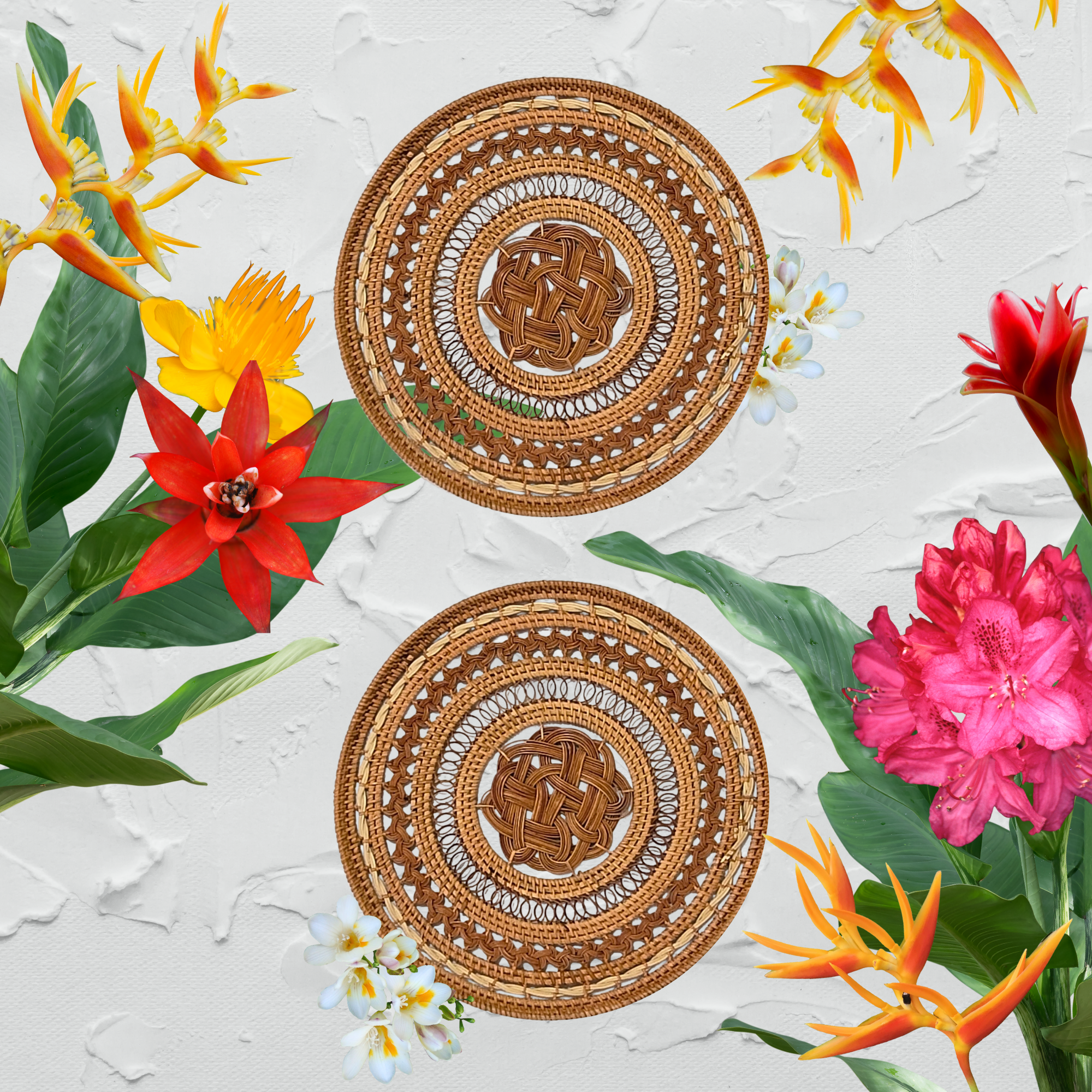 Rattan Twist Plate Charger