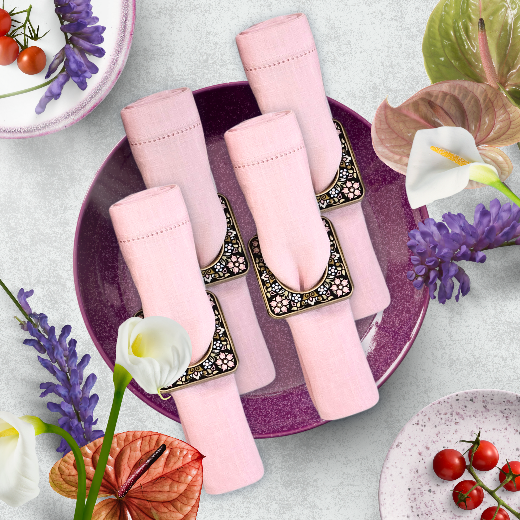 Fleur-de-lis Napkin Ring