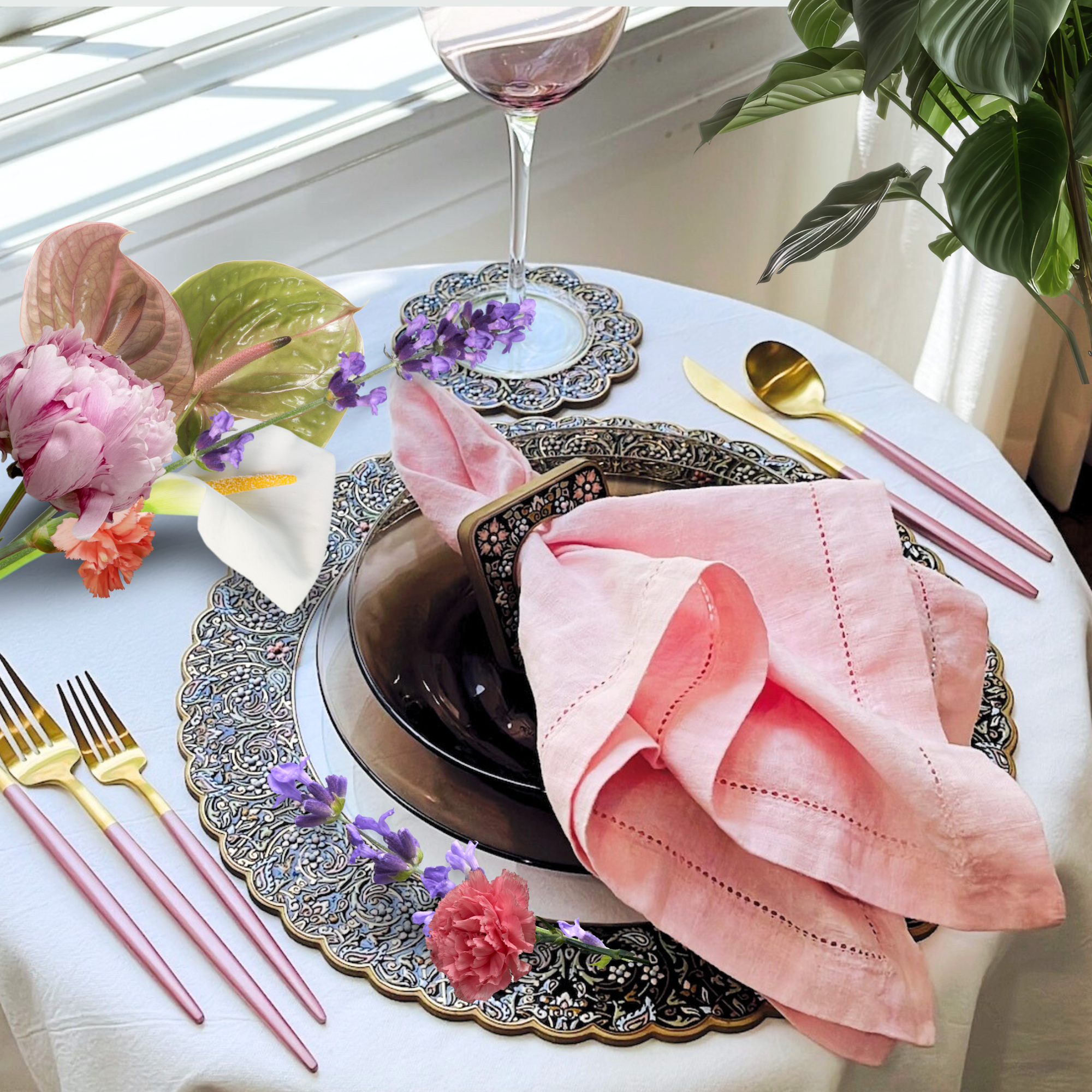 Fleur-de-lis Napkin Ring