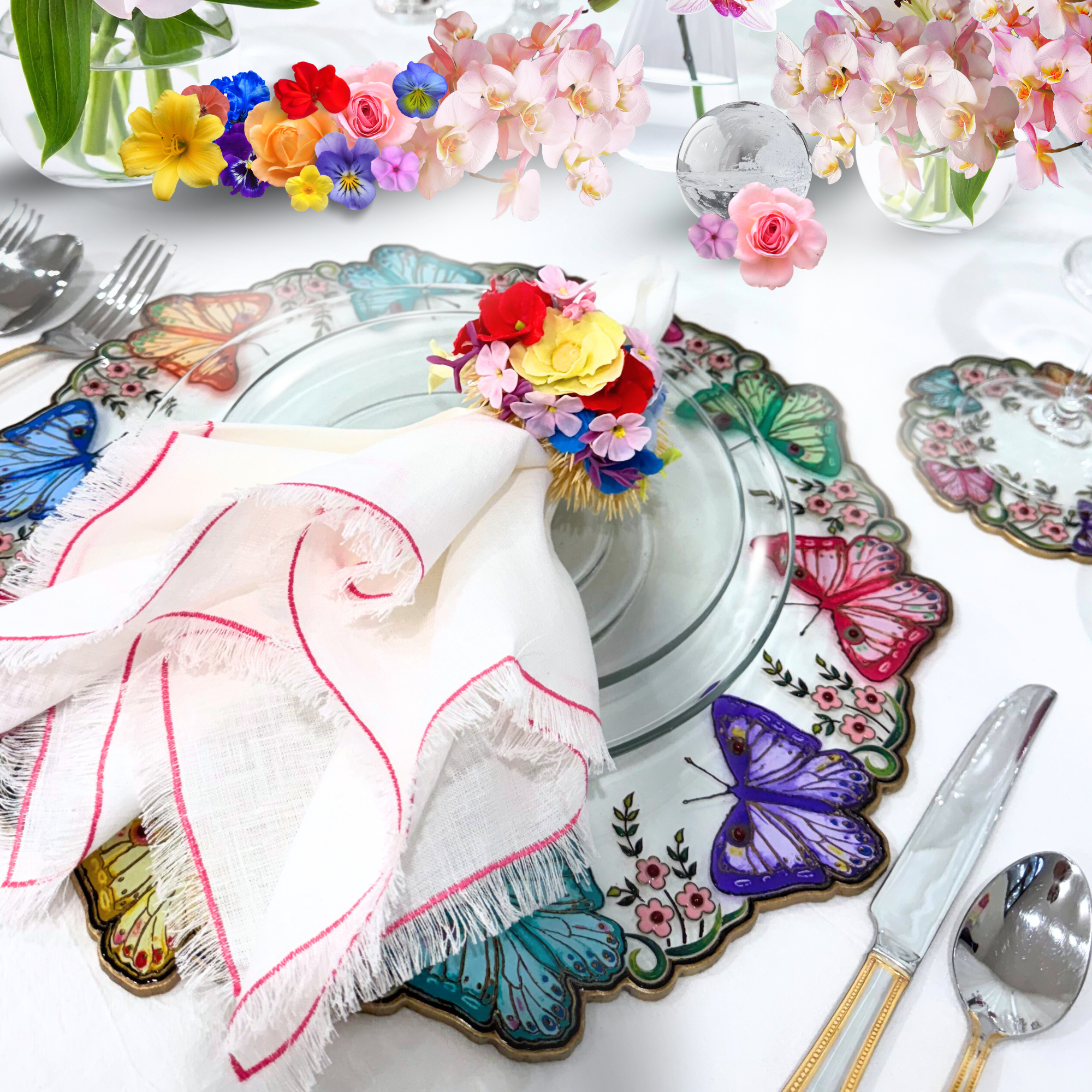 FlowerFusion Napkin Rings