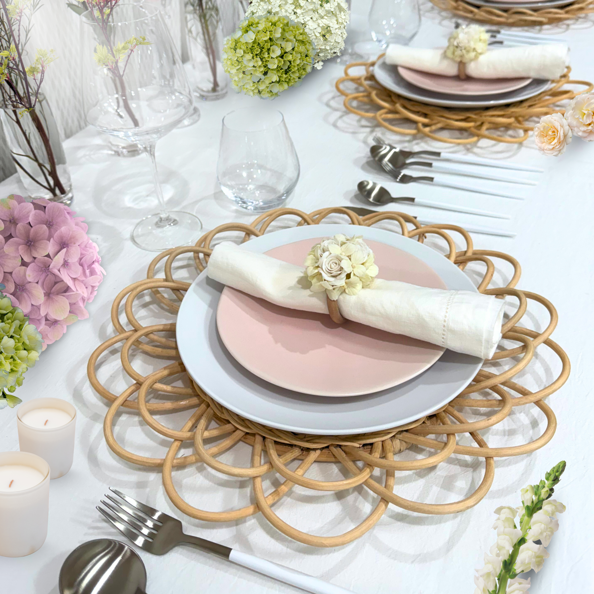 FlowerFusion Napkin Rings