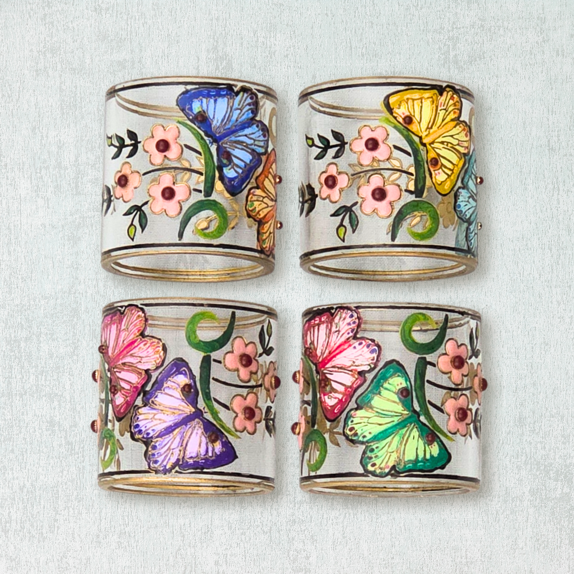 Butterfly Crystal Napkin Ring